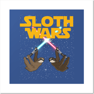 Sloth Wars Space Battle Posters and Art